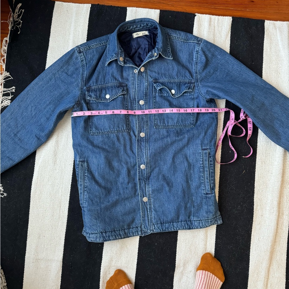 Lined Madewell Denim Chore Jacket